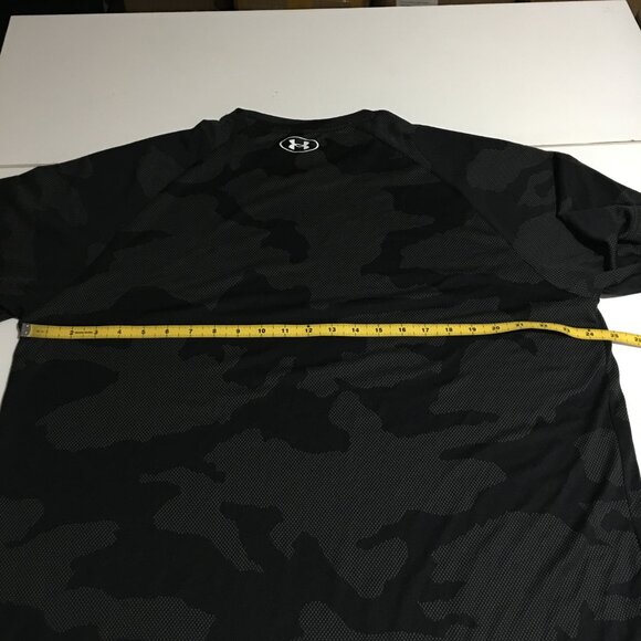 Under Armour Mens 2XL T-Shirt Loose Athletic Camo Black Gray - Picture 7 of 8